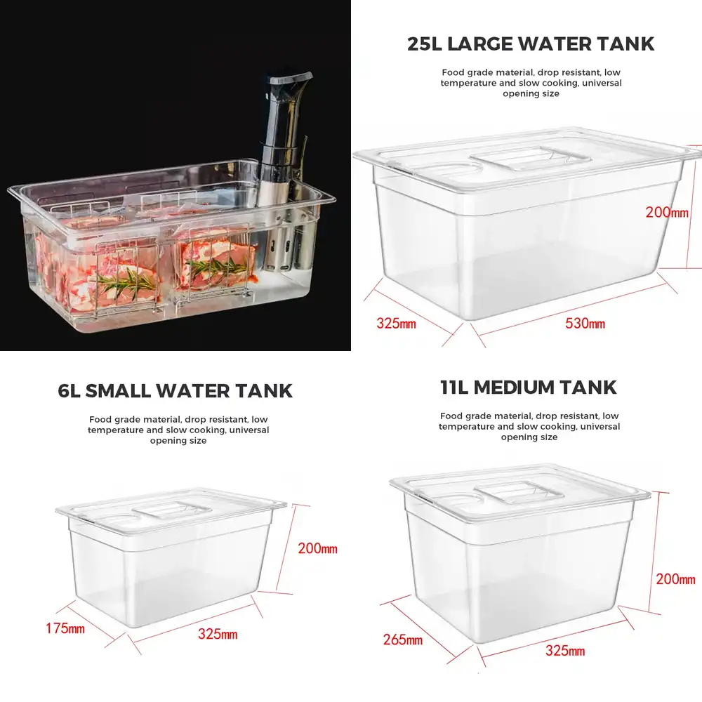 Sous Vide Container With Lid 11L - 2026 Hot Sale 6L 11L 25L