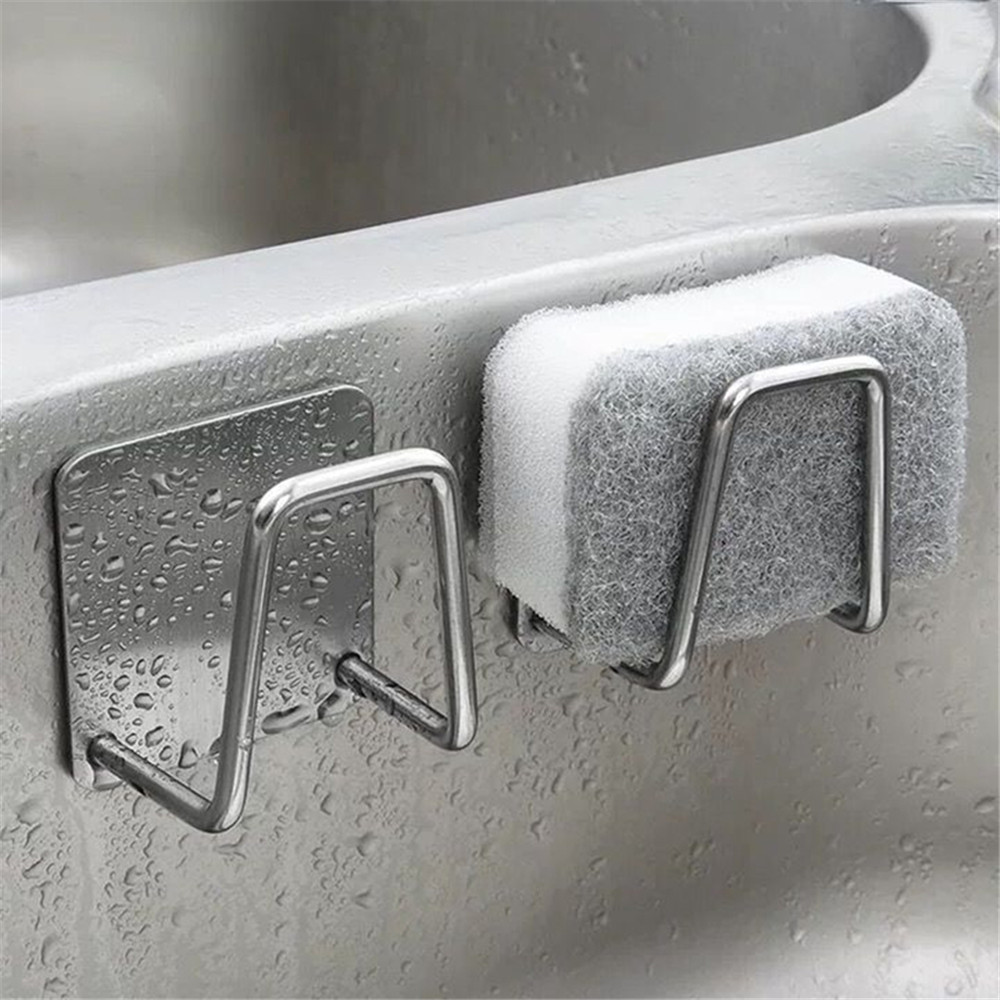 Sous Vide Rack Stainless Steel - Kitchen Adhesive Strong Wall Hanger Hook