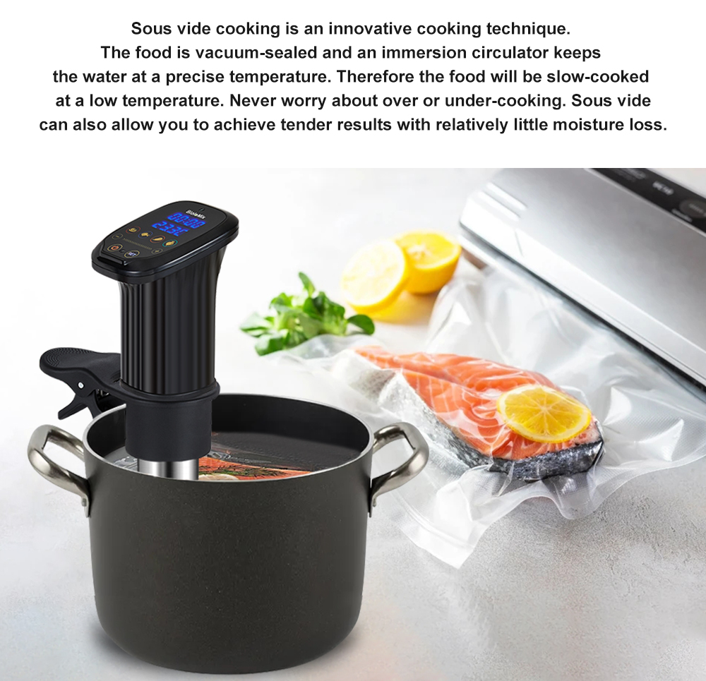 Sous Vide Immersion Circulator Wifi - Digital Timer Immersion Circulator Heater Best