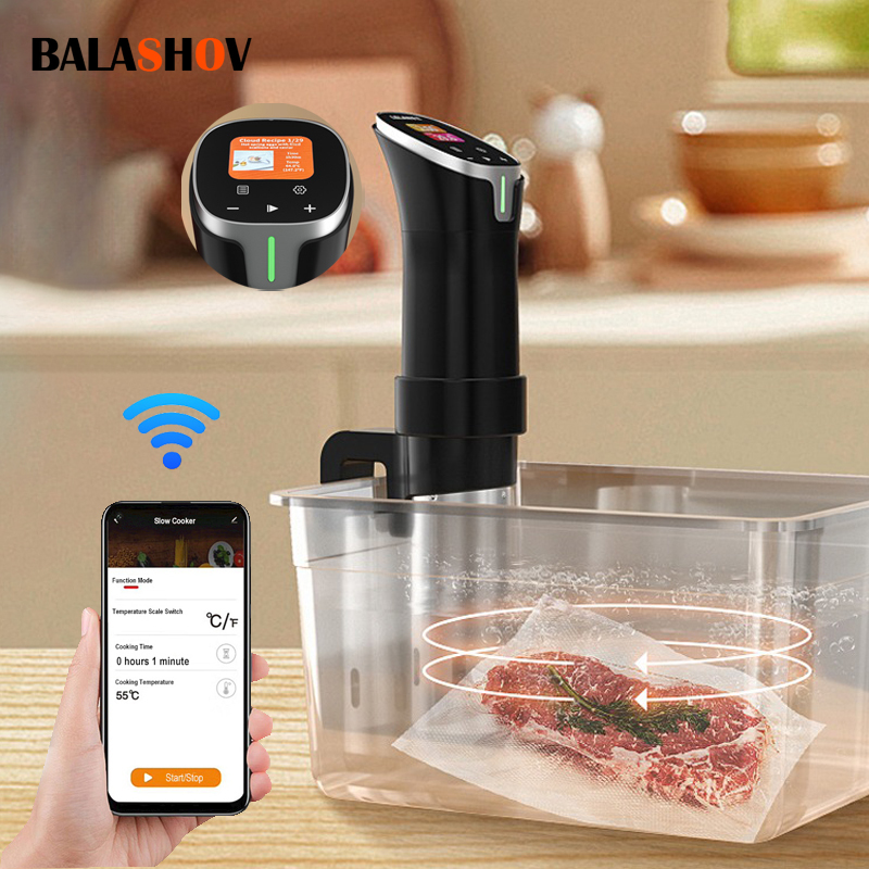 Sous Vide Immersion Circulator Wifi - WIFI Sous Vide Cooker 1100W LCD