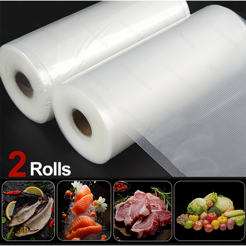 Vacuum Sealer Bags Rolls Bpa Free - 2-Pack BPA-Free Vacuum Seal Roll Bags.