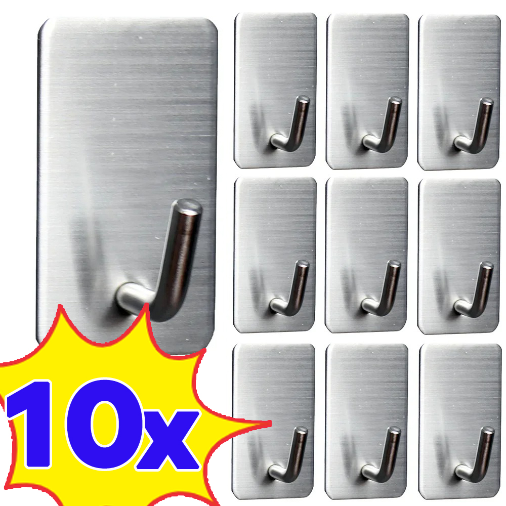 Sous Vide Rack Stainless Steel - 1-10Pcs Self Adhesive Hook Stainless Steel