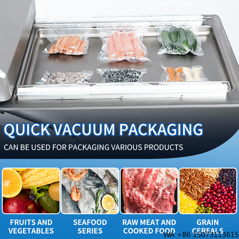 Chamber Vacuum Sealer Commercial - DZ-500 Commercial Vacuum Sealer Double Chamber