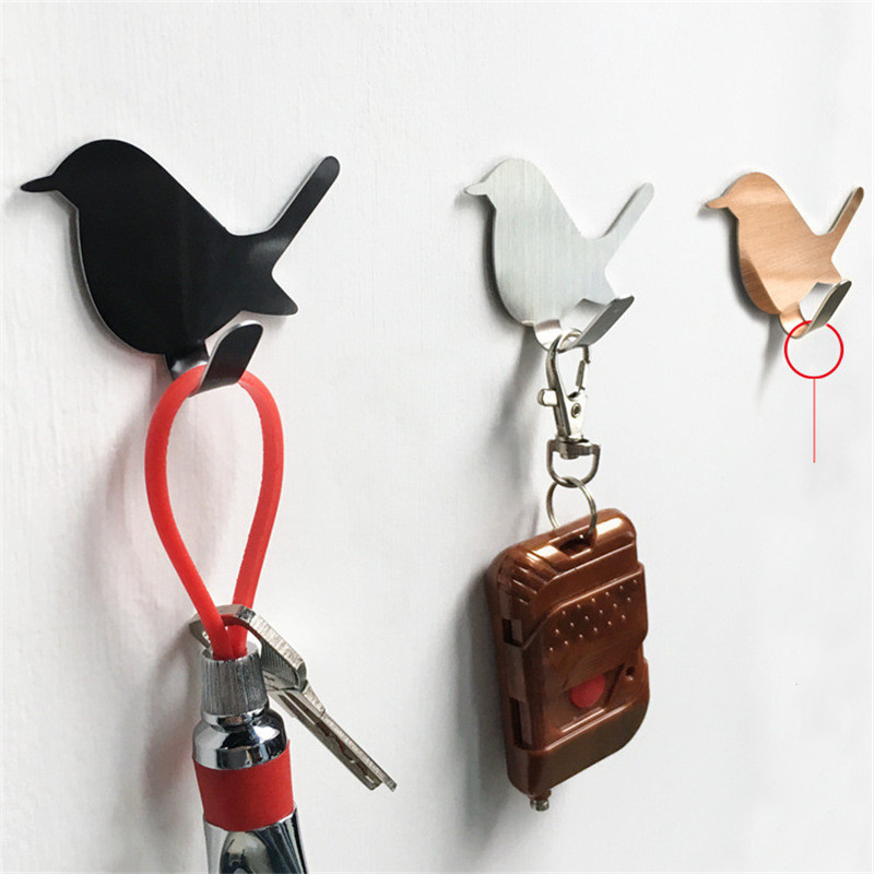 Sous Vide Rack Stainless Steel - 2Pcs Self Adhesive Hooks Bird Pattern
