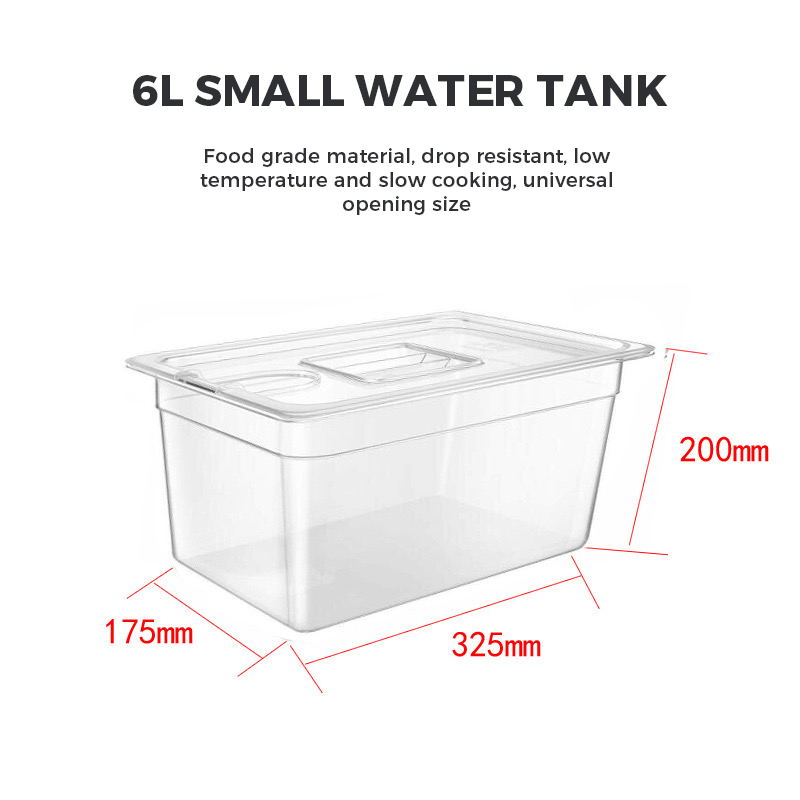 2026 Hot Sale  6L 11L 25L Sous - Sous Vide Container With Lid 11L review and price