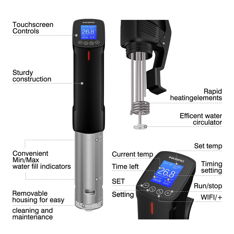 INKBIRD 1000W Sous Vide Cooker - Sous Vide Immersion Circulator Wifi review and price