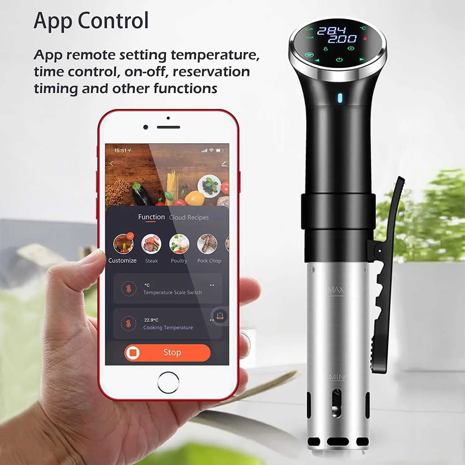 SJ-S015 WiFi Immersion Circula - Sous Vide Immersion Circulator Wifi review and price