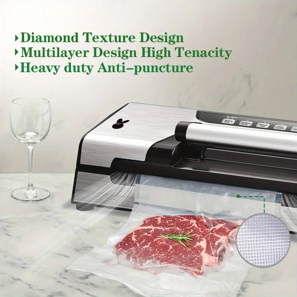 50 Premium Vacuum Sealer Bags, - Vacuum Sealer Bags Rolls Bpa Free review and price