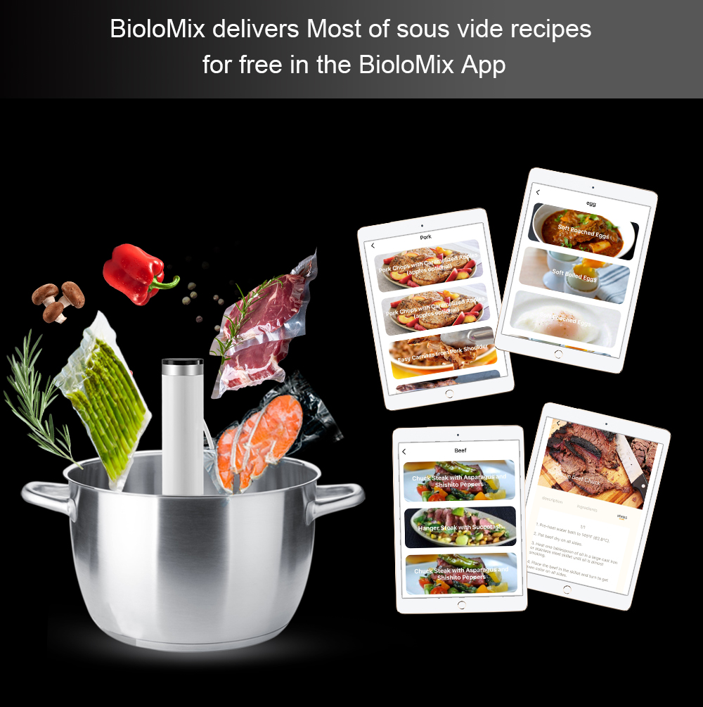 BioloMix 4th Generation Smart  - Sous Vide Immersion Circulator Wifi review and price