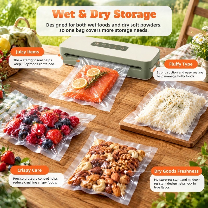 1 Rolls Vacuum Bags for Food,  - Vacuum Sealer Bags Rolls Bpa Free review and price