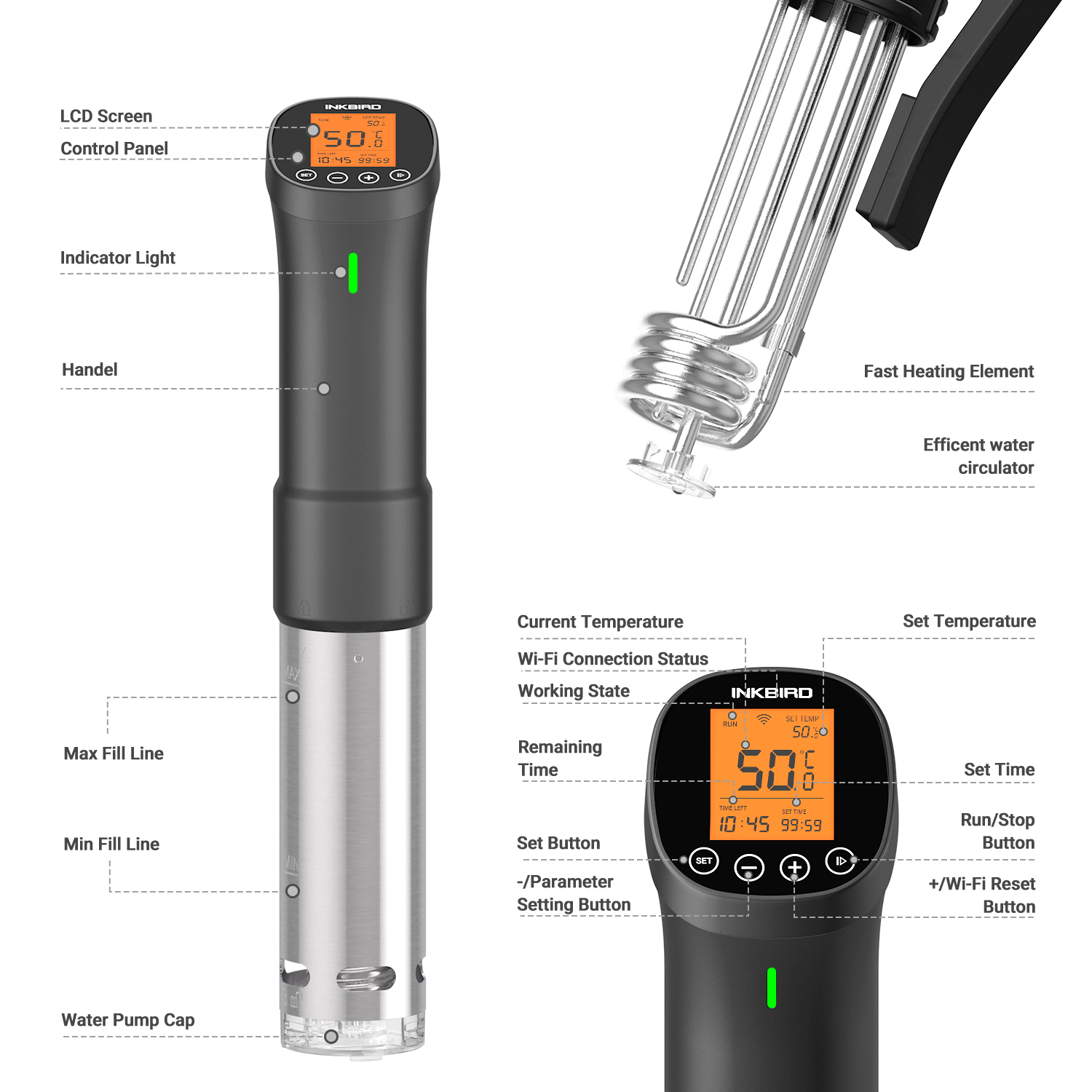 INKBIRD Culinary Sous Vide ISV - Sous Vide Immersion Circulator Wifi review and price