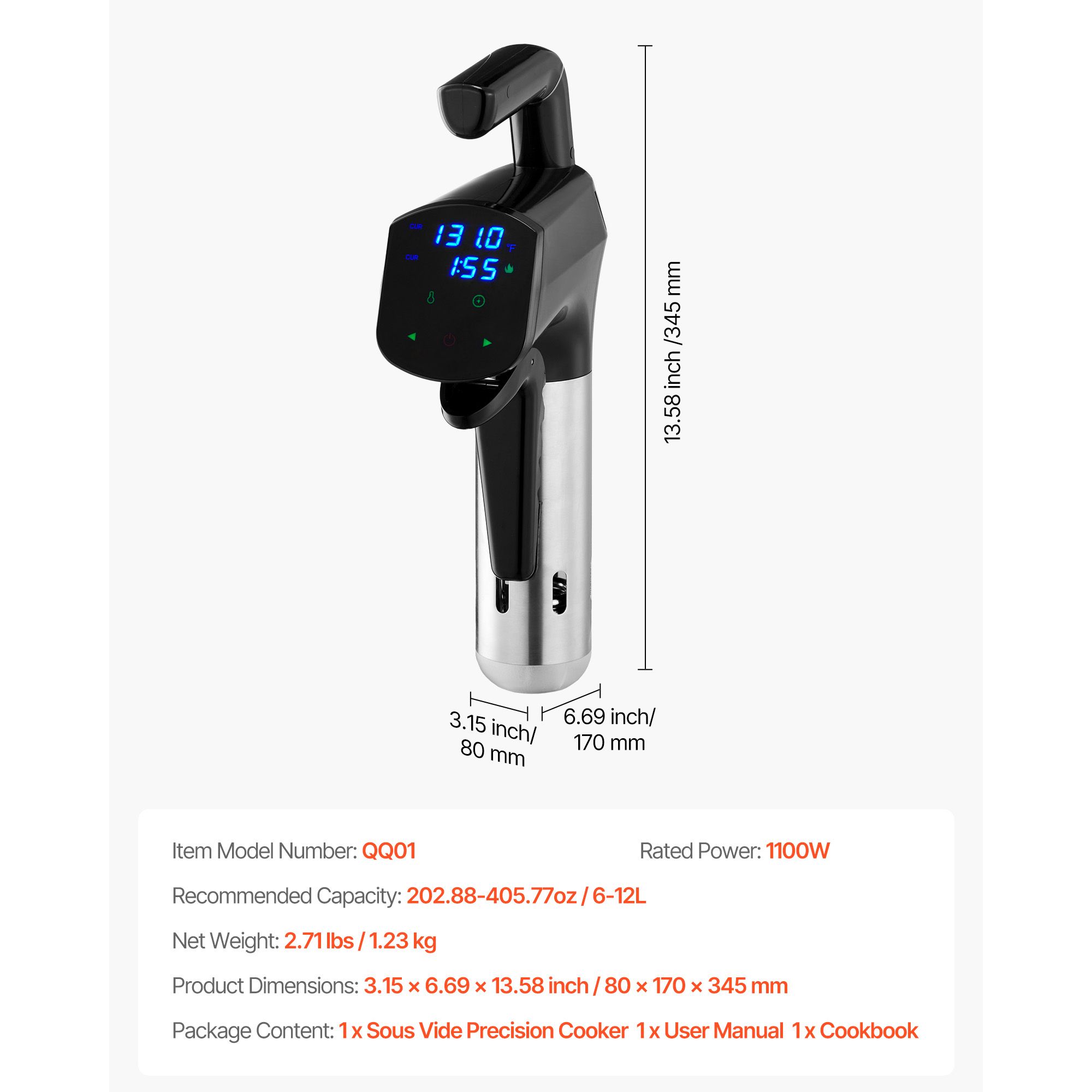 Sous Vide Precision Cooker, 11 - Sous Vide Precision Cooker 1100W review and price
