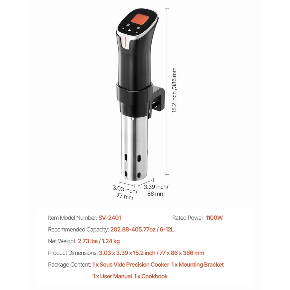 [Vend for]Sous Vide Cooker,110 - Sous Vide Immersion Circulator Wifi review and price