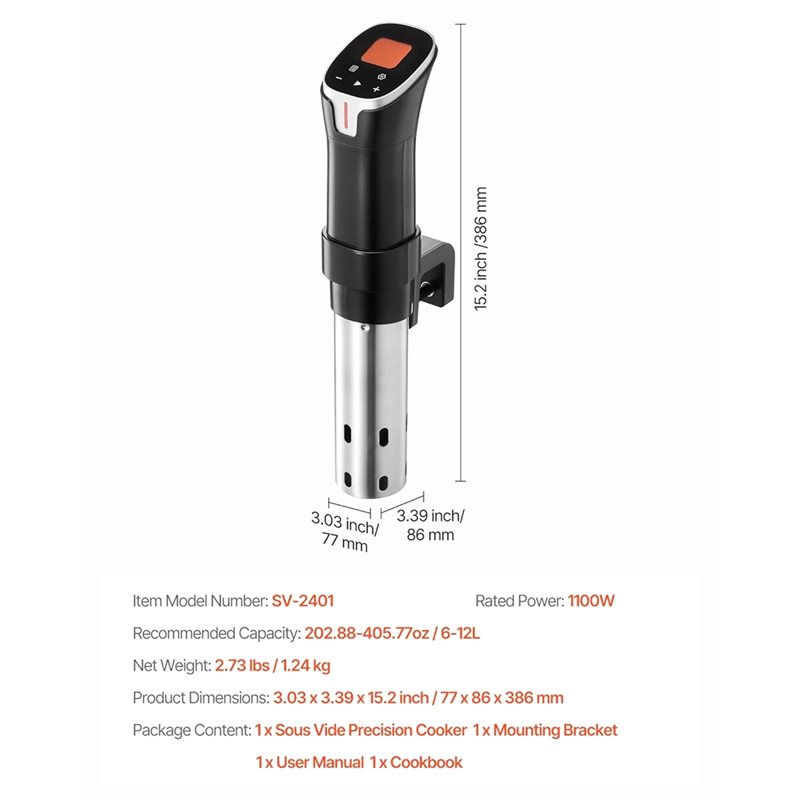 New arrival Sous-Vide Cooking  - Sous Vide Precision Cooker 1100W review and price